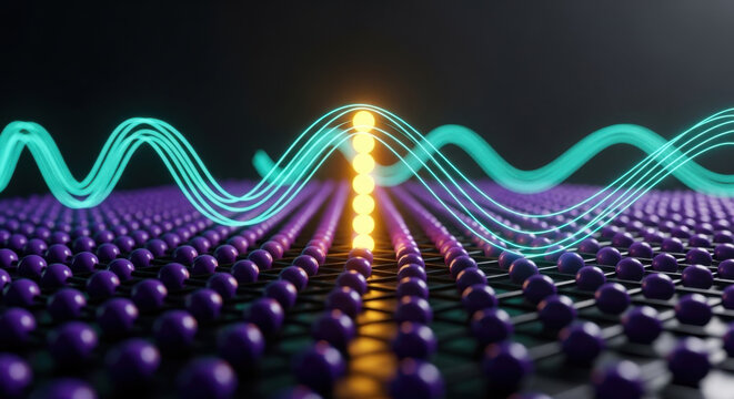 3D visualization of an AI attention mechanism 