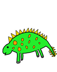 Fototapeta premium Funny dinosaurus cute 