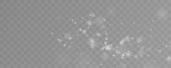 White snowfall glows with crystal shimmer. Elegant drift adds peaceful winter beauty. Perfect design element for holiday scenes and banners. Vector © Strongstock03