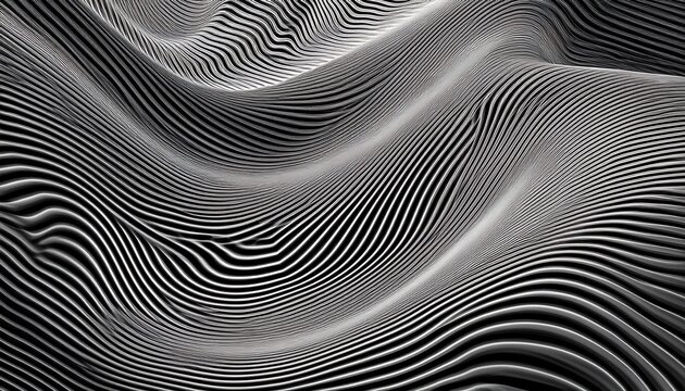 abstract grayscale ripple wave distortion background optical illusion moire texture