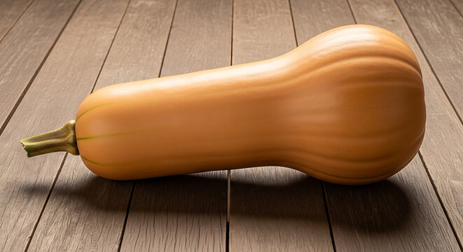 Butternut squash on rustic wooden planks with winter squash food ingredient vegetable healthy eating seasonal ingredients