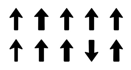black arrow icon set, flat directional arrows, vector arrow collection, navigation arrow icons, simple pointer symbols, UI arrow design, minimal arrow graphics, web interface arrows, direction sign ic © zpixel