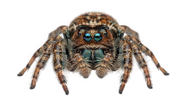 Magnificent peacock spider a stunning display of nature's artistry and evolutionary adaptation
