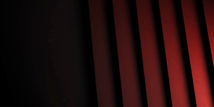 Red stage curtain backdrop with spotlight theater fabric texture design