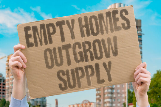 "Empty Homes Outgrow Supply" housing research confirms vacant home counts measurably exceed new housing supply. ABANDON. REAL. CRISIS. GROW. COUNT.
