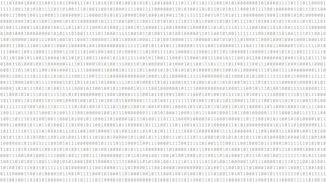 Binary Code Background Representing Artificial Intelligence And Digital Systems