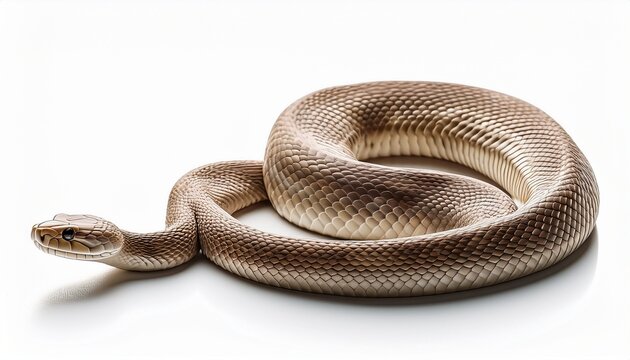 snake isolated on white background