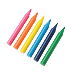 Fototapeta premium Assorted colored pencils in a vibrant display