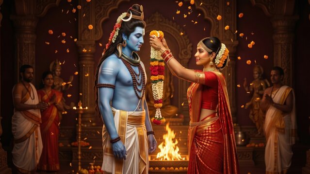 Shiva Parvati Wedding Ceremony &ndash; Sacred Divine Union