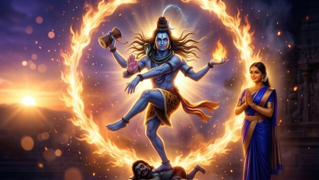 Shiva Tandava Dance with Parvati &ndash; Cosmic Power