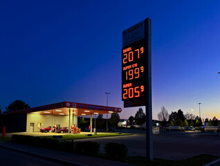 Obraz premium Tankstelle