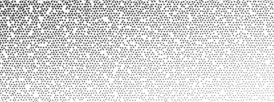 Background pattern halftone with dot tone texture and curve half grain. Gradient transparent comic with fade hexagon stamp and grunge line vector. White abstract overlay with screen backdrop.