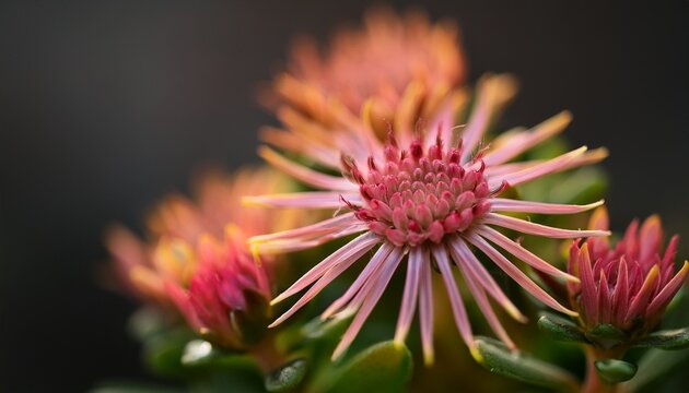 Macrophotographie De Fleur Sauvage Aster A Feuilles D Orpin Galatella Sedifolia