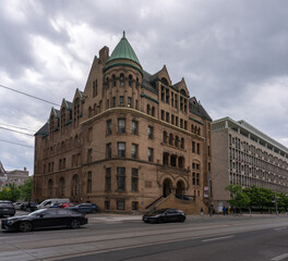 Naklejka premium Stewart Building at University of Toronto - Campus St. George - Toronto, Ontario, Canada