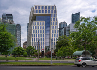 Naklejka premium Schwartz Reisman Innovation Campus at University of Toronto - Campus St. George - Toronto, Ontario, Canada