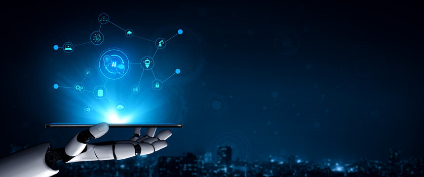 AI enables collaborative intelligence by linking robotics, machine learning, and data systems to automate operations and improve real-time decision-making. Vouch
