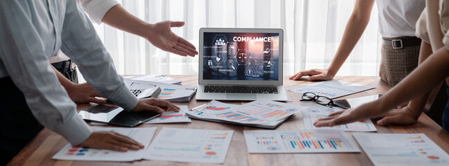 Compliance system for brisk online corporate business to meet quality standard