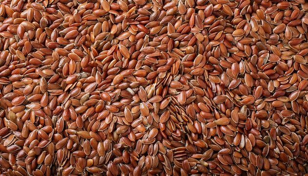 flaxseed grains background and texture