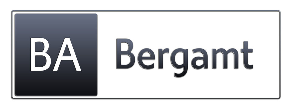 BA - Bergamt - Abk&uuml;rzung aus deutschem Recht, Verwaltung