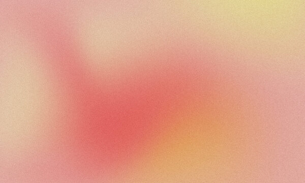 Abstract Soft Pastel Gradient Background with Coral Pink Yellow Blend and Smooth Blur for Minimal Modern Design and Creative Texture