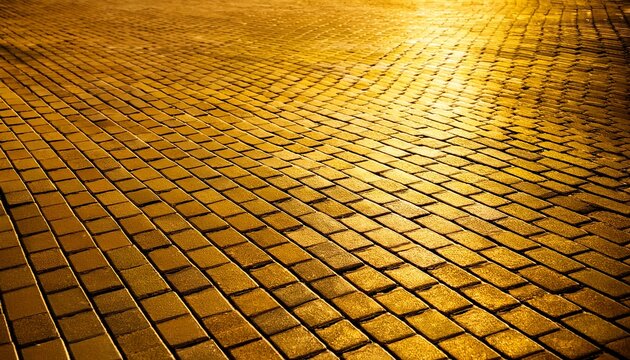 yellow brick road wizard of oz themed backgorund texture or wallpaper golden brick pattern running bond standard