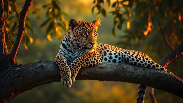 Spotted leopard big cat portrait isolated on white background, wildlife concept


