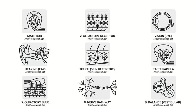Set of human skeletal system and joint anatomy icons including femur, spine, skull, rib-cage, and various bone structures.