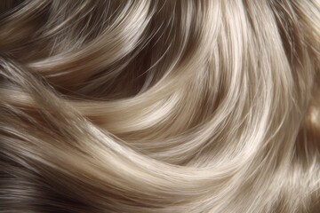 Fototapeta premium Flowing Hair Texture in Soft Natural Light