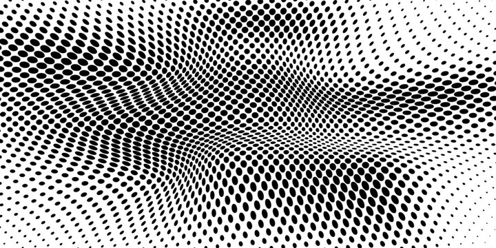 PrintBasic halftone dots effect in black and white color. Halftone effect. Dot halftone. Black white halftone. dots background vector illustration