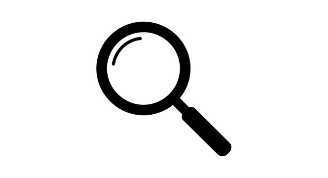 Magnifying glass search icon