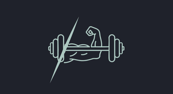 Man doing dumbbell bicep curl exercise.