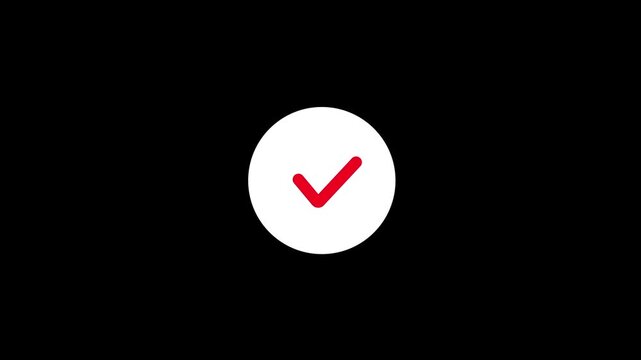 animated plus and checklist buttons, follow, add buttons, click add until successful, black background, 4k video