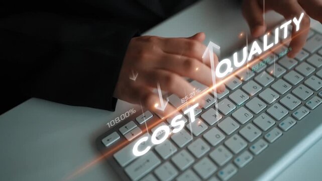 Increase quality and reduce cost represent quality, cost, and performance optimization for business strategy and resource efficiency Marrow