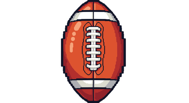American Football Ball Illustration.
