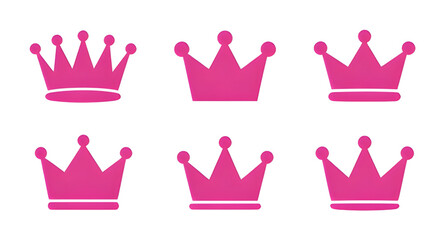 pink princess crown, royal tiara graphic, cute crown icon, decorative princess tiara, fairy tale crown, feminine royal design, queen crown illustration, elegant pink tiara, cartoon princess crown, gir © mrpixel