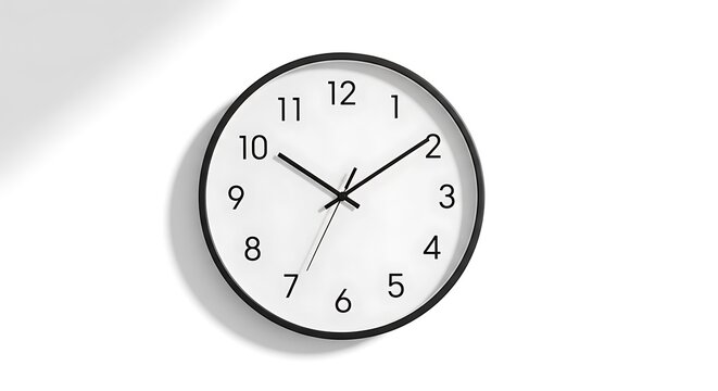 Wall clock showing ten oclock