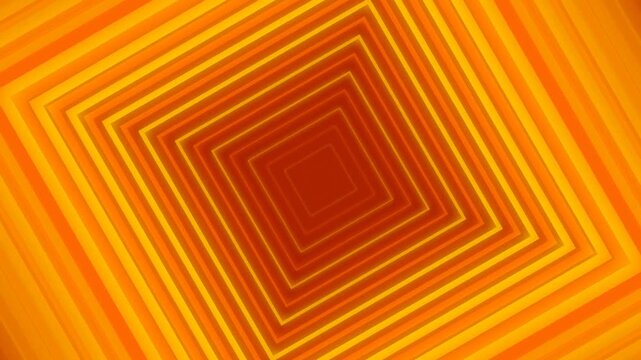 Geometric Pattern Orange Square Design.