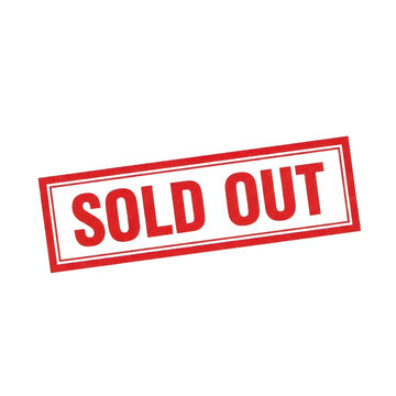 Red sold out stamp indicating product availability status