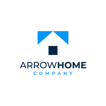 Modern letter T home logo.