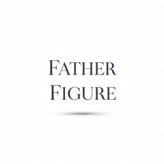 Fototapeta premium A strong father figure standing alone in a white background