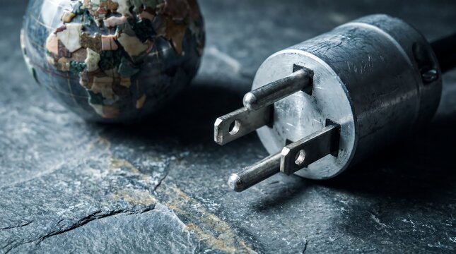 Unplugged Planet Earth Power and Energy Concept