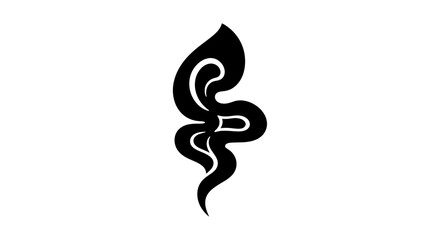 Black Fleur De Lis Symbol Design. © Adapam