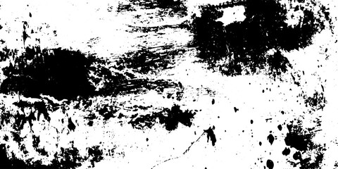 Obraz premium Black and White Grunge Texture Background with Distressed Vector Overlay and Gritty Monochrome Abstract Surface