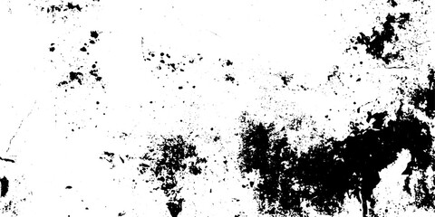Fototapeta premium Black and White Grunge Texture Vector with Distressed Splatter and Aged Surface Effects