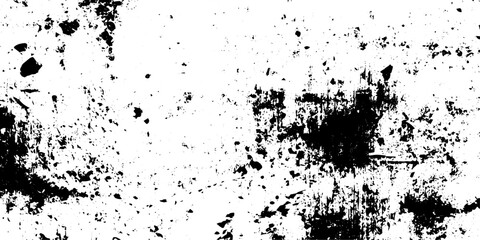 Fototapeta premium Black and White Grunge Vector Texture Overlay with Distressed Scratches and Grainy Noise