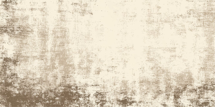 Abstract Grunge Texture Background with Distressed Weathered Surface in Beige and Brown Tones