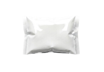 Naklejka premium A white pillow with a soft and fluffy texture against a clean background.