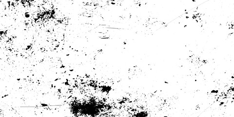 Fototapeta premium Black and White Distressed Grunge Texture Vector Background with Ink Splatters and Scratches
