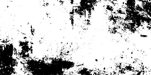 Obraz premium Black and White Grunge Vector Texture Background with Distressed Ink Splatter and Weathered Effect