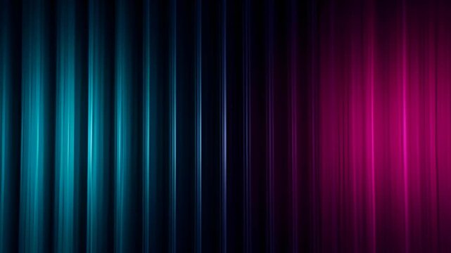 Abstract vertical light streak background with blue and magenta glow, abstract blue light streak background with vertical glow lines and dark gradient space, abstract neon light streaks black